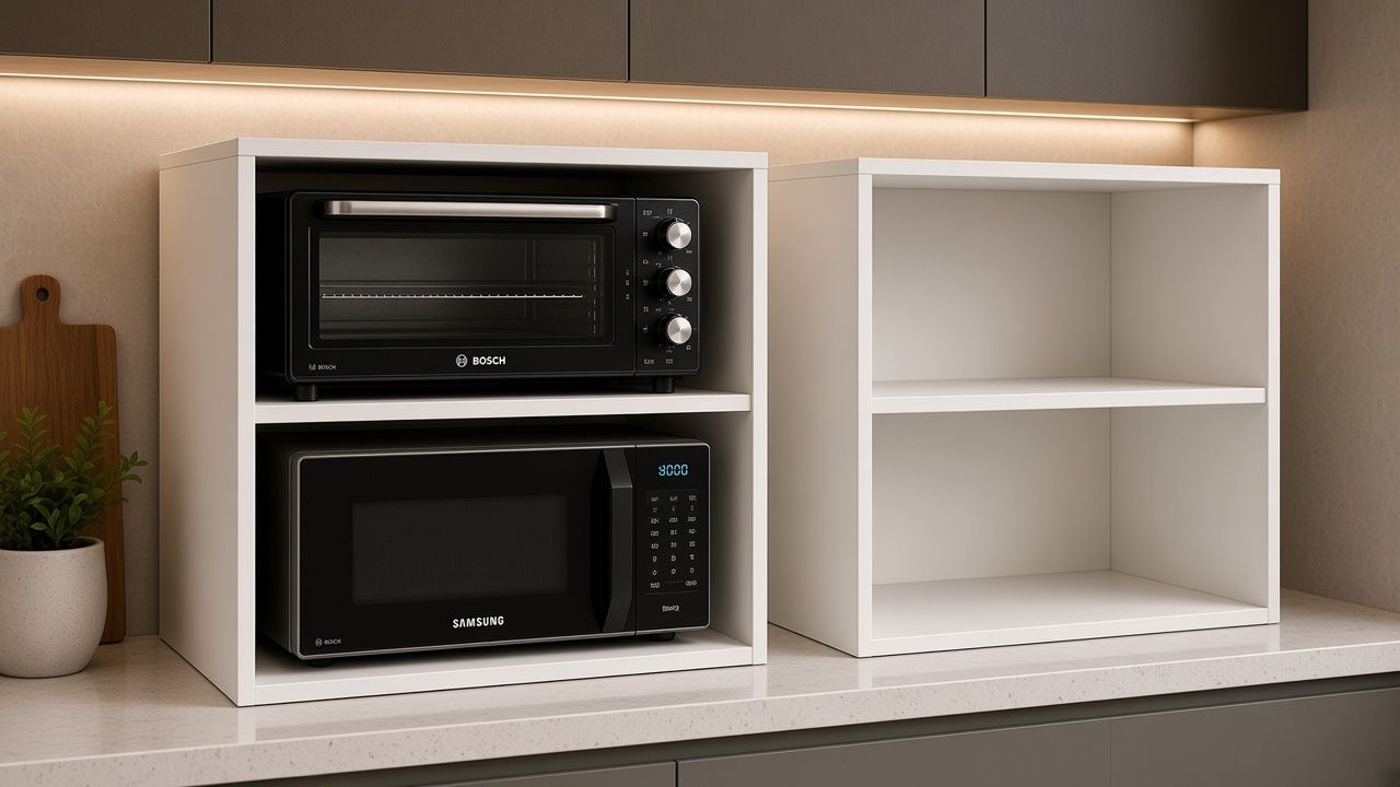 جایگاه سفارشی ماکروویو و توستر MDF مدل MT