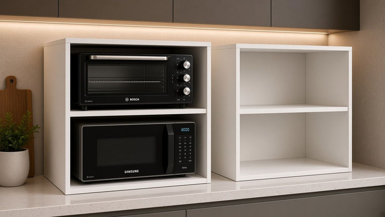 جایگاه سفارشی ماکروویو و توستر MDF مدل MT